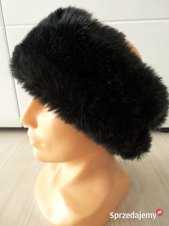 Opaska na Uszy Futrzana Gruba Zimowa Sztuczne podlaskie Łomża