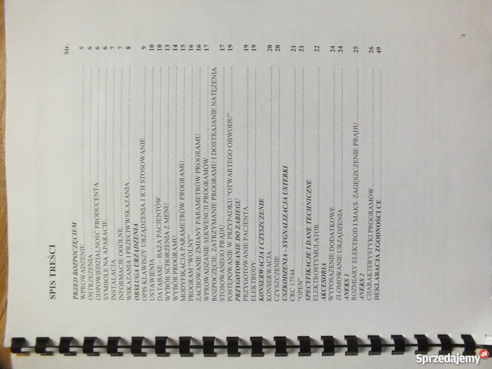 Sprzęt do elektroterapii