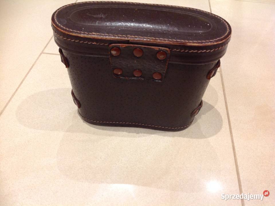 Futerał Pokrowiec Skórzany na Lornetkę STARY Nowa Sól sprzedam