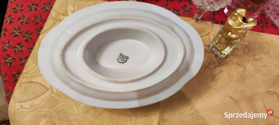Sosjerka biel złoto porcelana Plankenhammer Wrocław