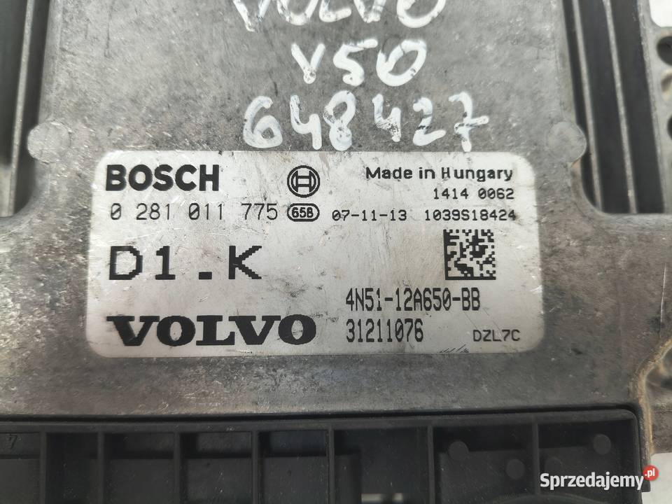 STEROWNIK SILNIKA Volvo S40 II V50 16 D komputer Chełm