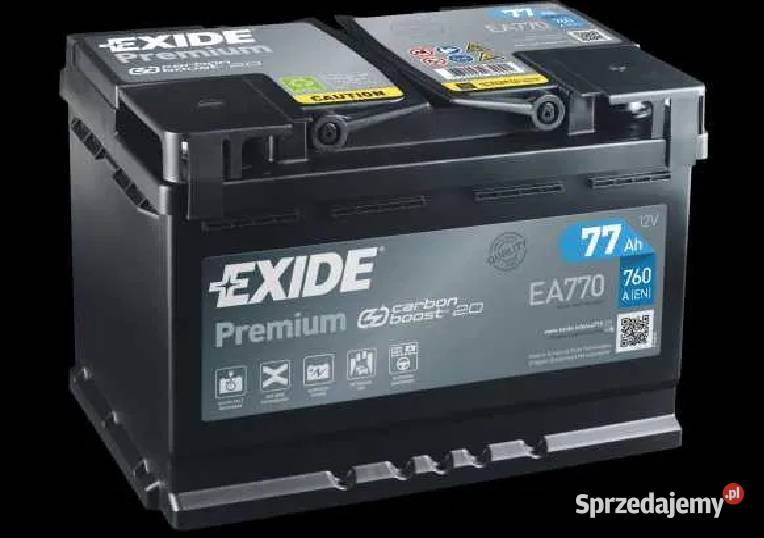 Akumulator Exide Premium 61 Ah 72 Ah 77 Ah 100 osobowe