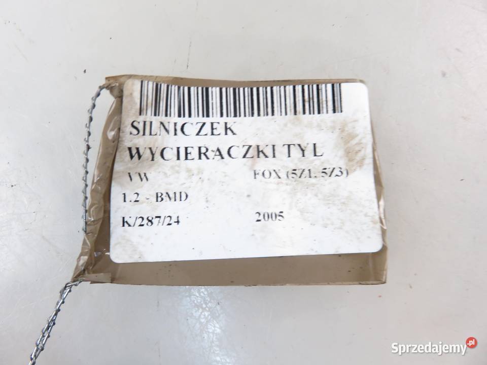 SILNICZEK WYCIERACZKI TYŁ VW FOX 5Z6955711 sprzedam