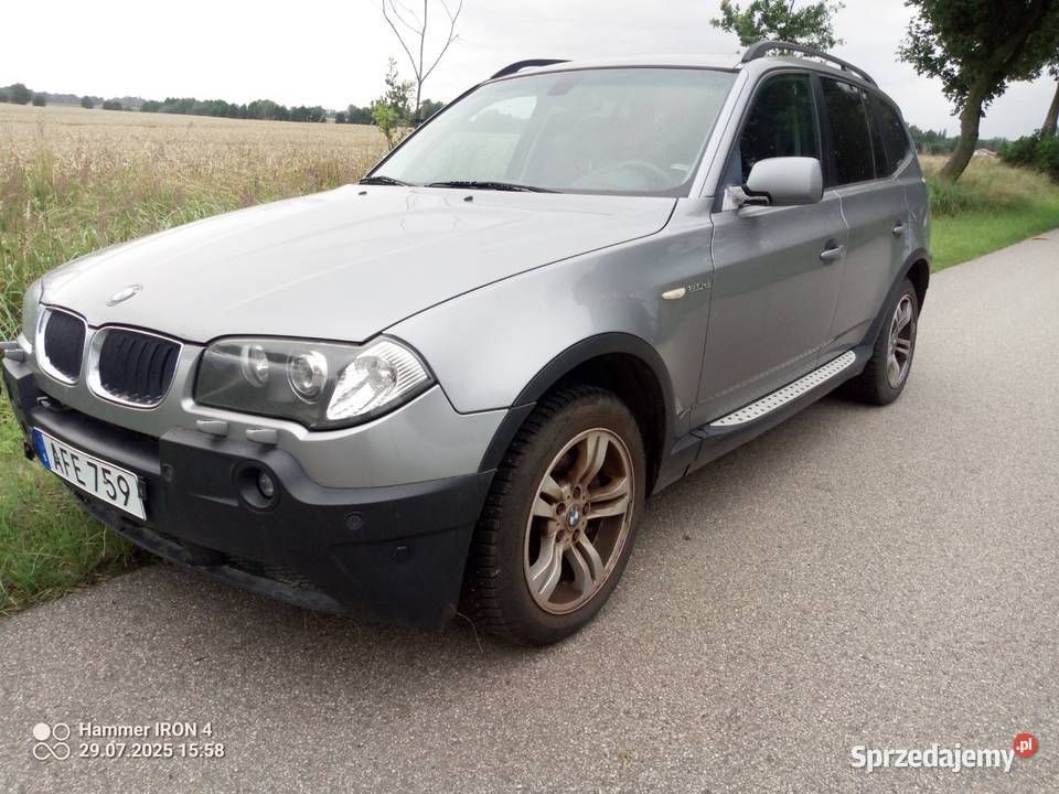 BMW X3 20 150 2006r Uszkodzony Motoryzacja