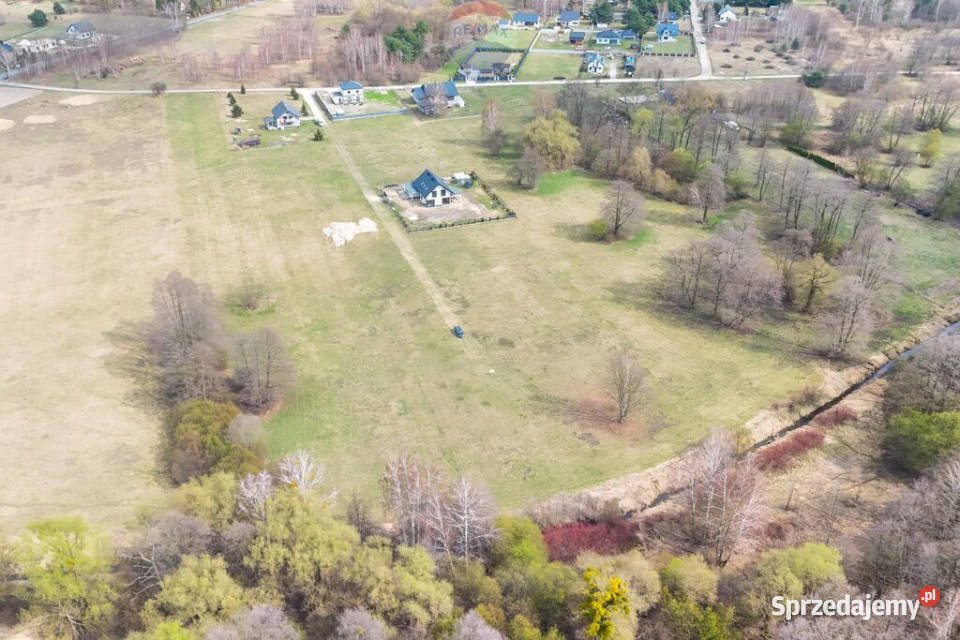 Działka rzeką pow 2288 m2 Budy Zosine WZ