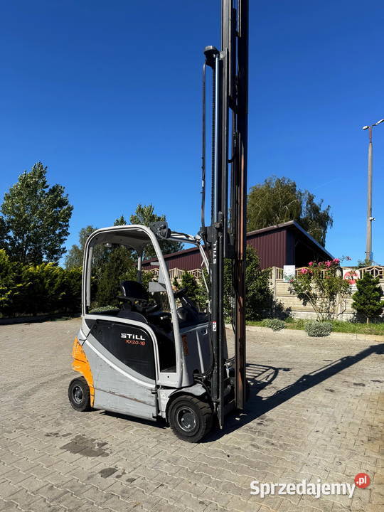 wózek elektryczny STILL RX2016P Triplex 49m łódzkie Działoszyn sprzedam