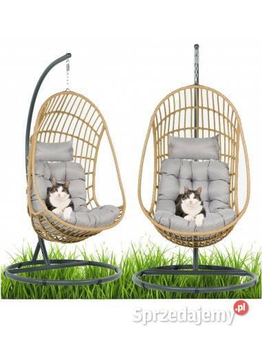 Beżowy Fotel Podwieszany JARDIN Łódź