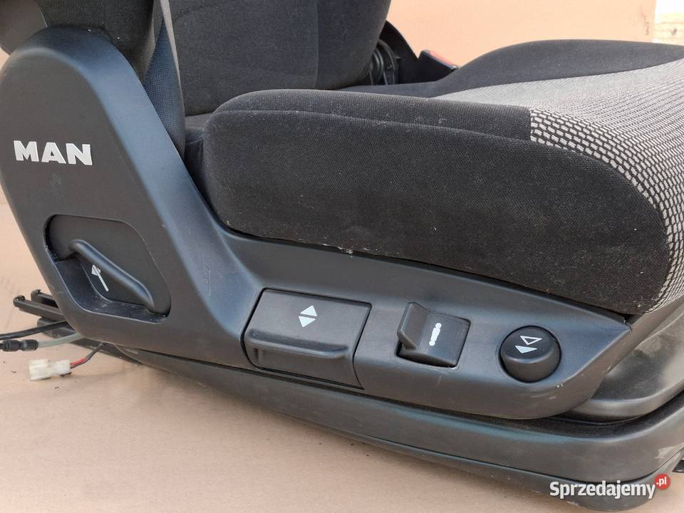 MAN TGX E6 EURO 6 FOTEL PASAŻERA PNEUMATYCZNY Bieleń