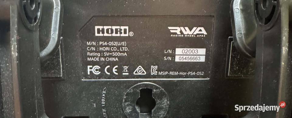 Kierownica Hori RWA Racing Wheel Apex 280 mm warmińsko-mazurskie Elbląg