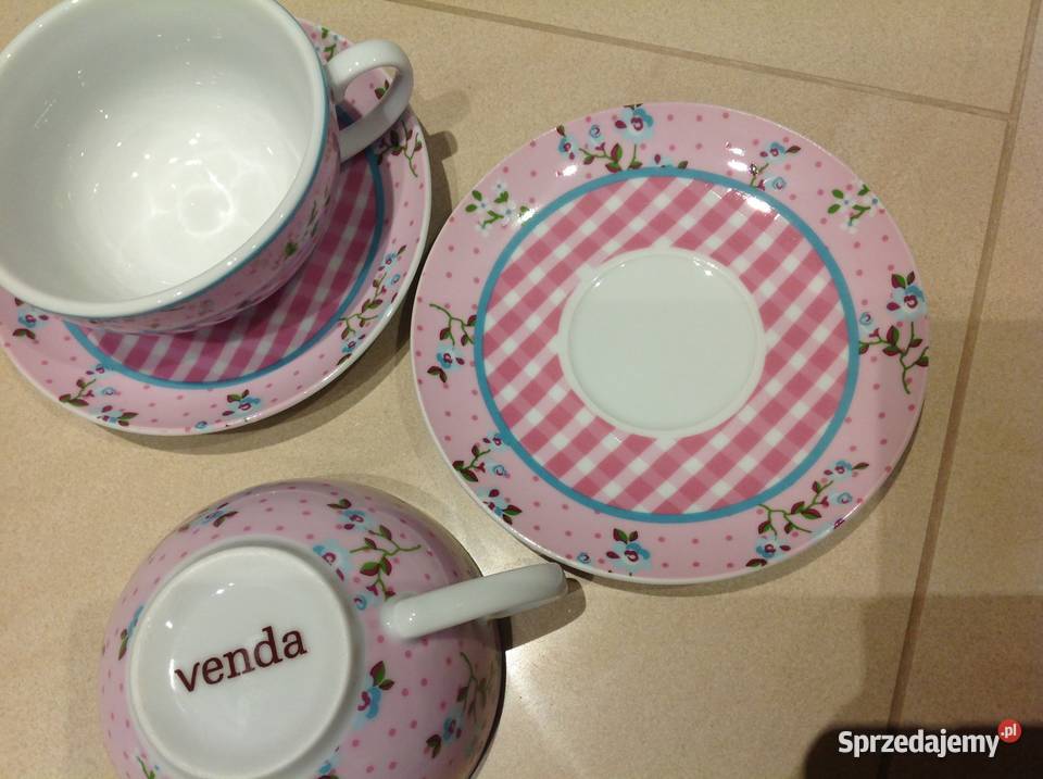 Filiżanka ze spodkiem Porcelana VENDA 2 lubuskie Nowa Sól