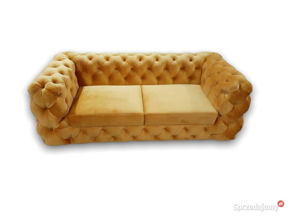 Sofa pikowana Kvadrat tkanina mazowieckie Warszawa