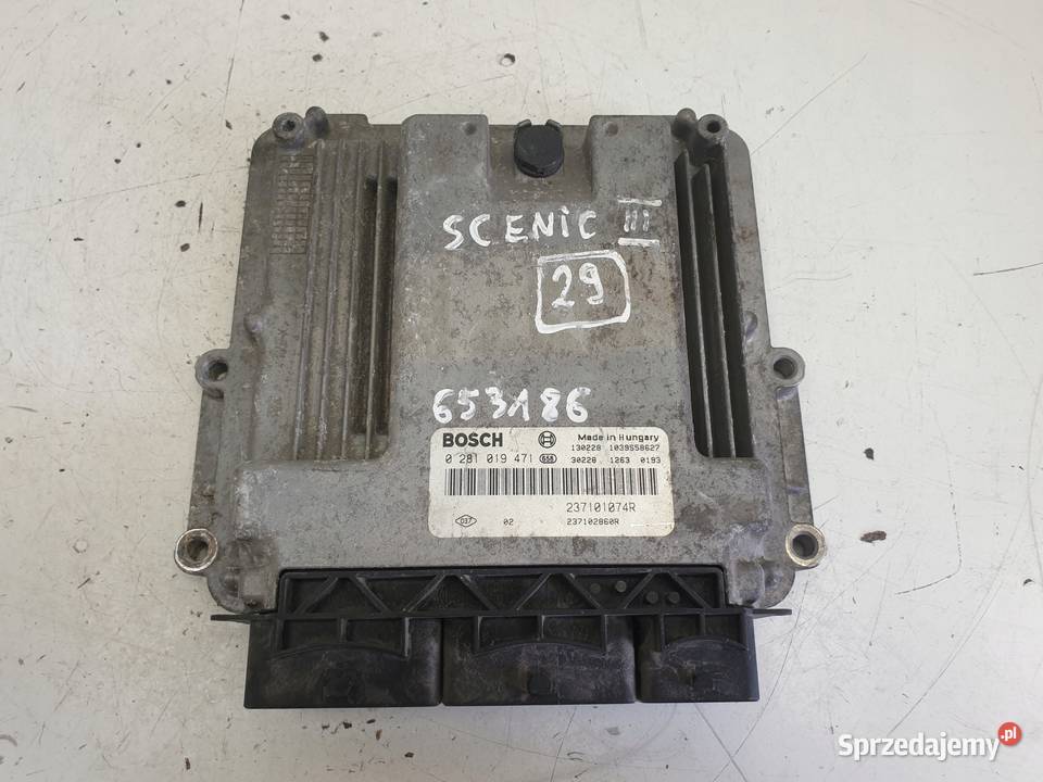 Renault Scenic III 19 DCI STEROWNIK SILNIKA