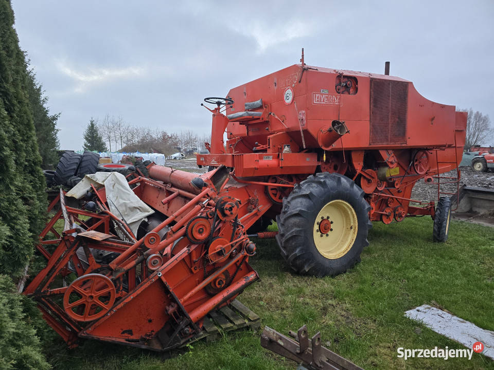 Kombajn zbożowy LAVERDA M120 heder 360 PERKINS 6 Tymianki-Skóry