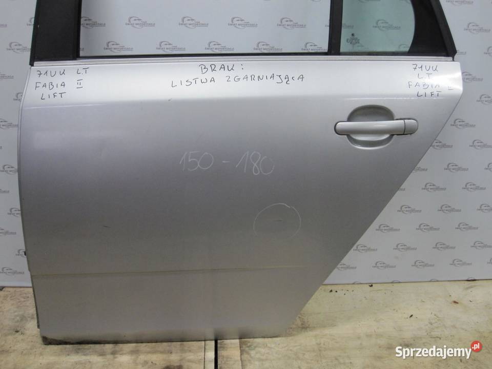 SKODA FABIA II LIFT 11r drzwi lewe tył