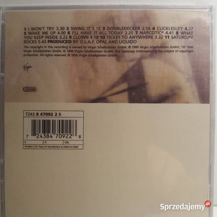 Liquido Liquido UK Edt zawiera przebój lata