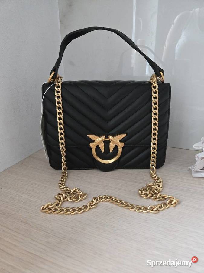 Damska torebka pinko logowana