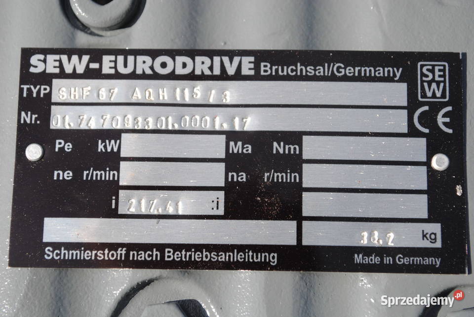 Przekładniareduktor kątowa Przełożenie 121741 Kargowa