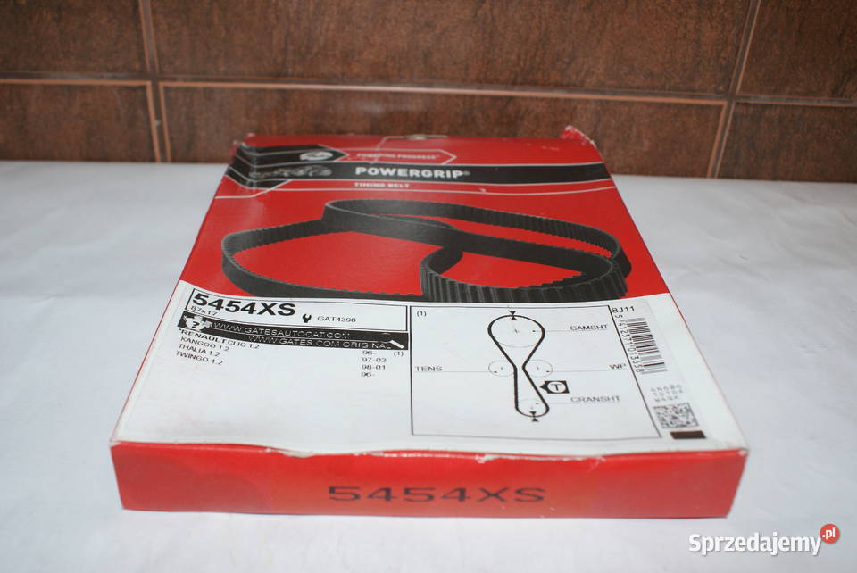 5454XS GATES PASEK ROZRZĄDU RENAULT CLIO 12 87