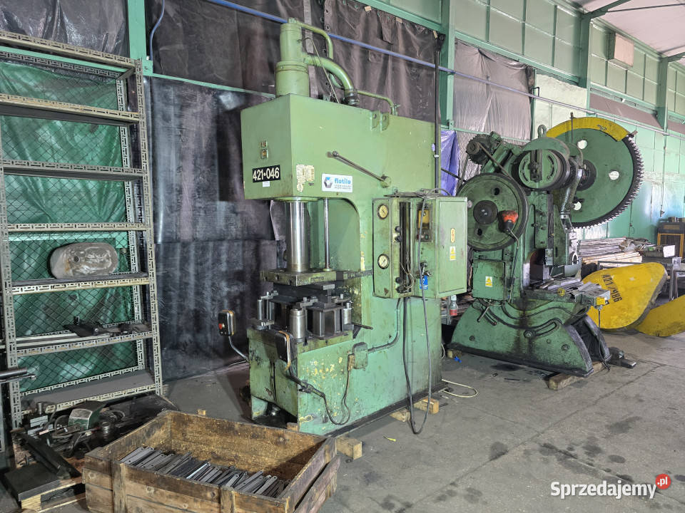 Hydrauliczna prasa 40 TON VEB Wema Zeulenroda Rok produkcji 1992 Biskupice