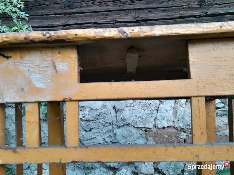 Stary drewniany stolik do renowacji zabytek śląskie Dąbrowa Górnicza sprzedam