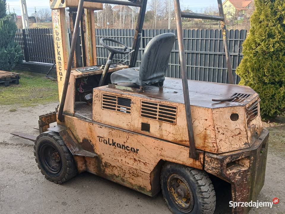 wózek widłowy balkancar na bliźniaku