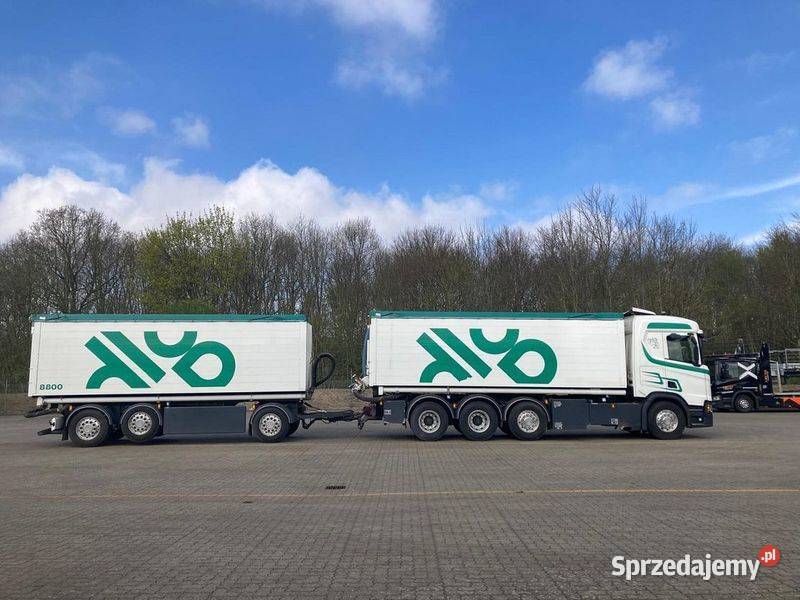 Wywrotka do zboza Scania z wydmuchem odkurzacz sprzedam