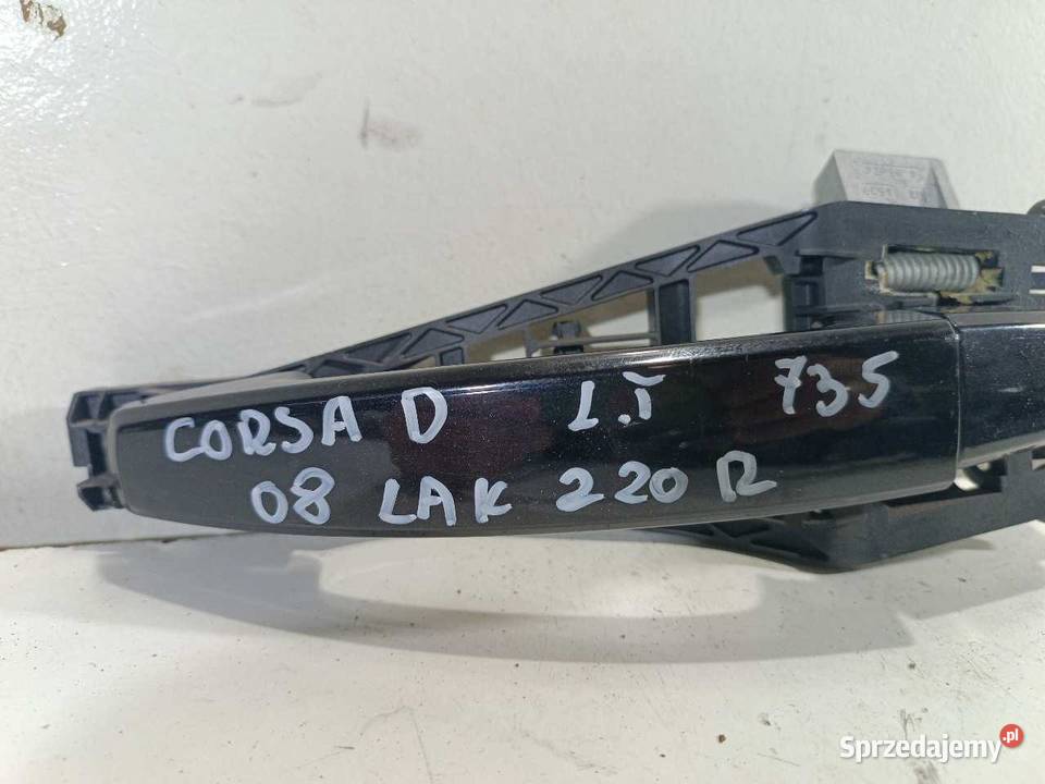 KLAMKA DRZWI LEWY TYŁ Z20R OPEL CORSA D wielkopolskie sprzedam