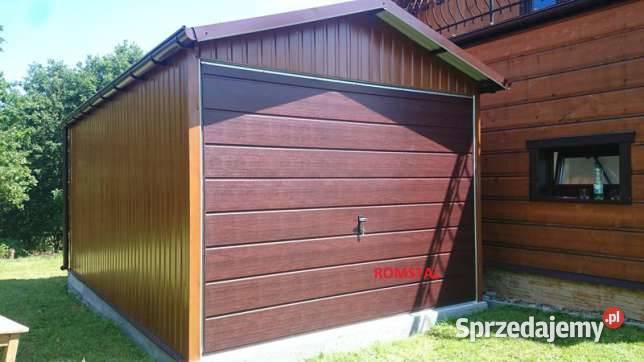Garaż Blaszany Drewnopodobny Garaże Blaszane Pozostałe