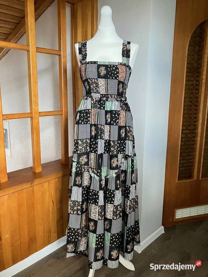 Nowa długa bawełniana sukienka Urban Outfitters Nisko sprzedam
