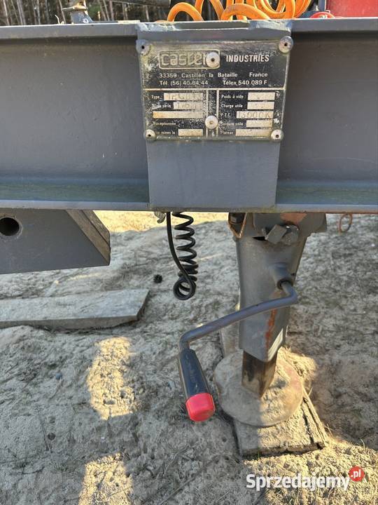 Przyczepa tandem niskopodwoziowy Szarwark