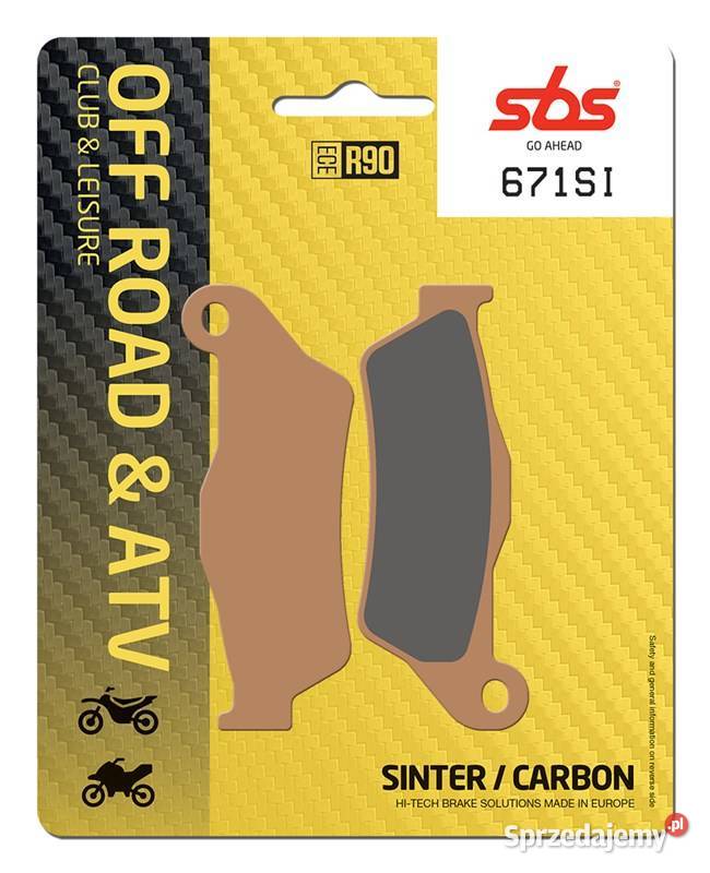 Klocki hamulcowe SBS 671SI TM EN Enduro 300 0105