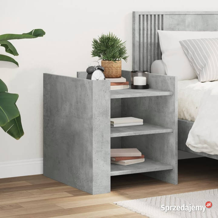 Szafka nocna szary beton 45x50x50 materiał mazowieckie Warszawa