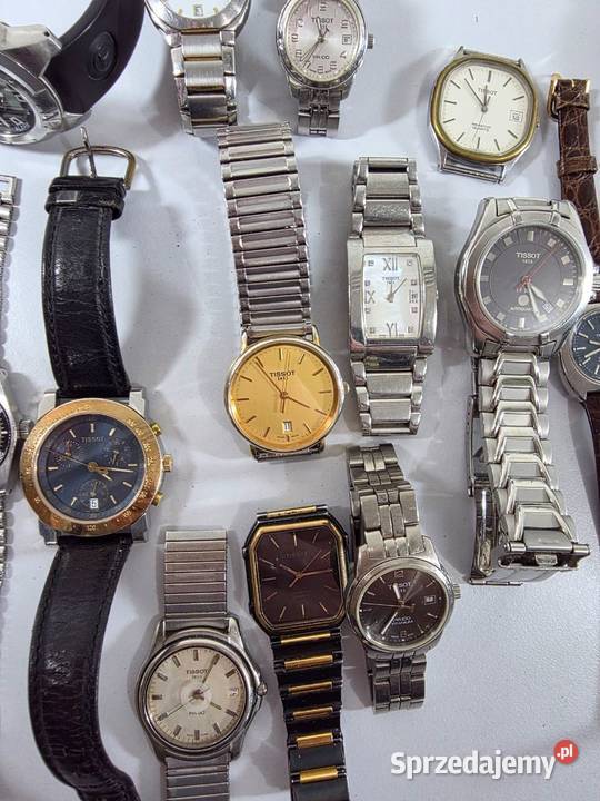 Duży zestaw zegarków Tissot klasyka i