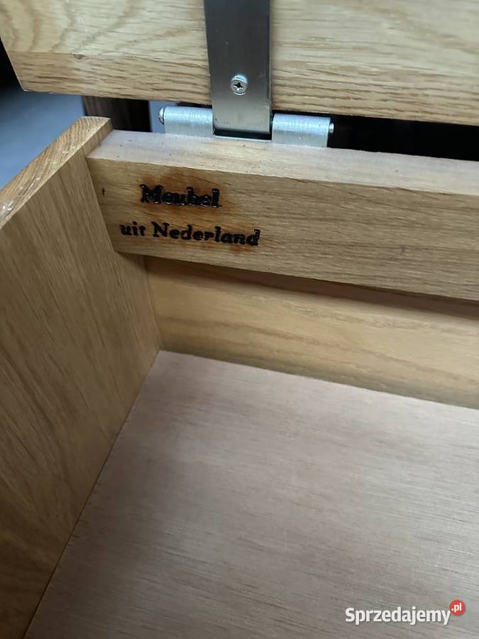 Masywna ciężka dębowa skrzynia komoda 88 Sławoszewek