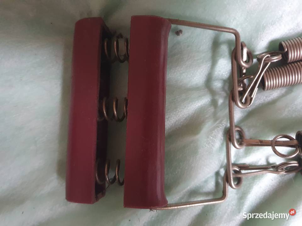 Ekspandery sprężynowe retro do ćwiczeń PRL Warszawa