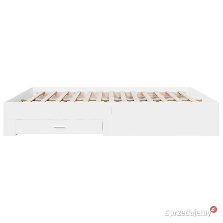Rama łóżka z szufladami biała 200x200 WM3280356 Warszawa