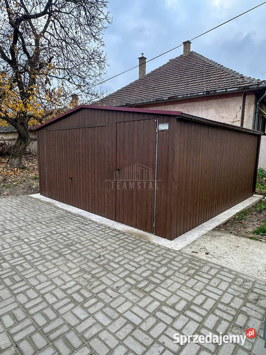 Garaż blaszany 5x5m Brama uchylna drzwi okno 412zł/m2 podkarpackie Rzeszów