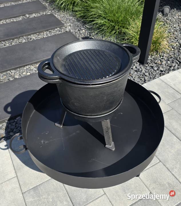 Kociolek zeliwny 8 litrów 3w1 Kociołki Piaseczno