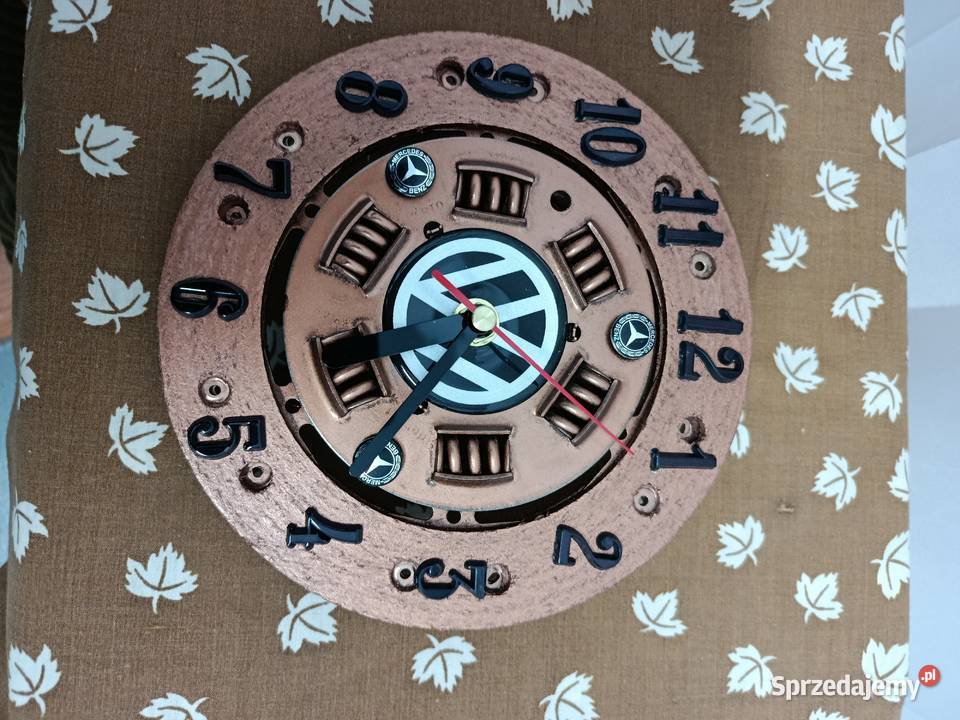 Zegar ścienny z tarczy sprzęgła VW Gniezno