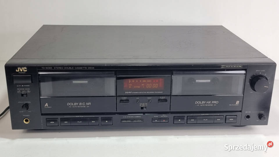 magnetofon catette deck JVC TD W 306 TDW306 Międzychód sprzedam