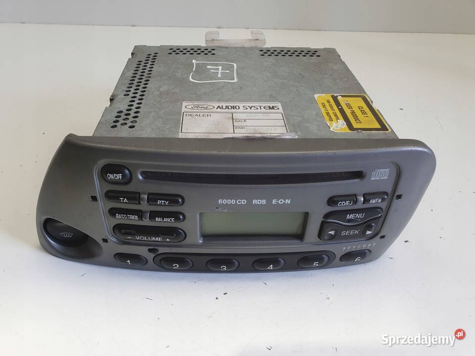 Ford Focus mk1 Transit mk6 RADIOODTWATRZACZ CD osobowe Sprzęt audio fabryczny Chełm sprzedam