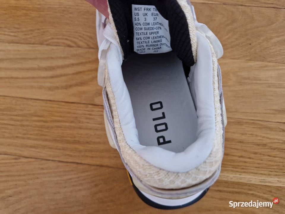 Nowe buty damskie Sneakersy Polo Ralph Lauren Obuwie Bibice