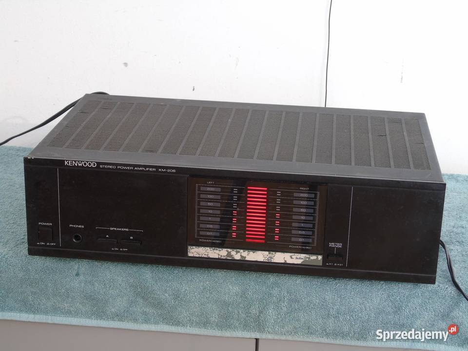 Wzmacniacz Kenwood 206 mocna 2x 150 wat WYSYŁKA Wzmacniacze i pokrewne