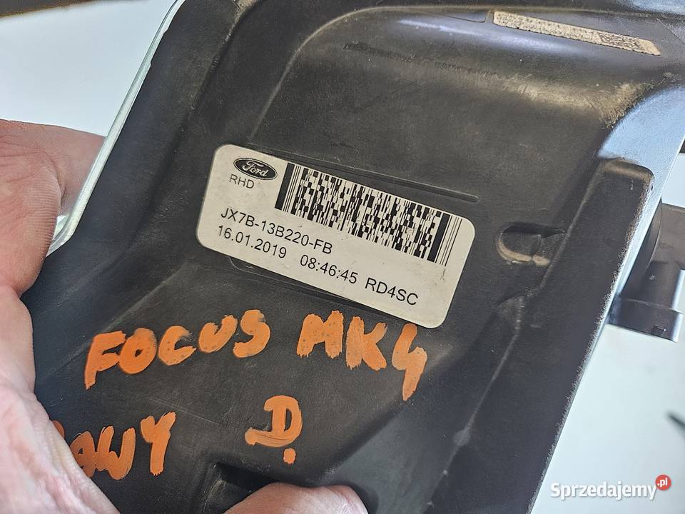 FORD FOCUS MK4 HALOGEN PRAWY PRZÓD JX7B13B220FB Oświetlenie