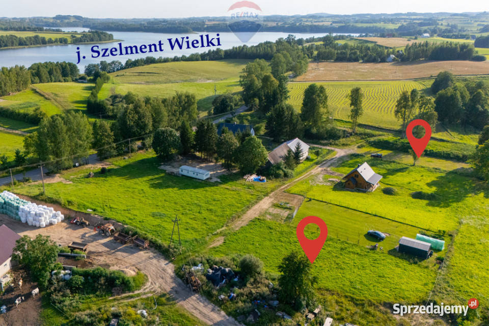 Wyjątkowa działka jeziorem Szelment Wlk Przejma Mała