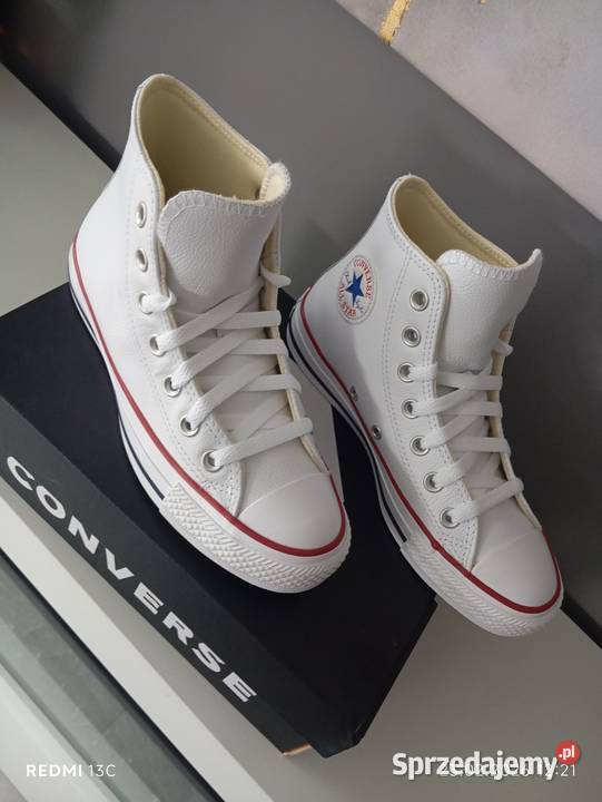 Converse Chuck Taylor All Star Leather Hi Unisex Converse Obuwie sportowe dolnośląskie Jelenia Góra