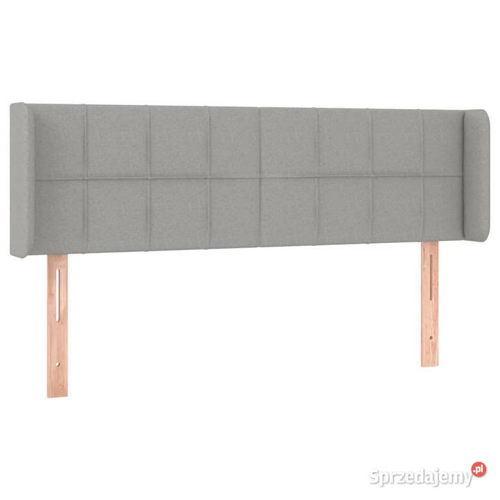Zagłówek do łóżka z LED jasnoszary 147x16x7888 Warszawa