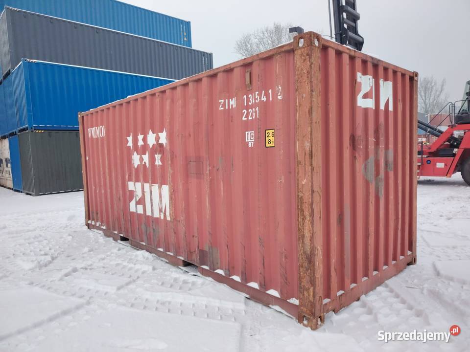 Sprzedam kontenery morskie używane 20DV6metrowy Wołomin