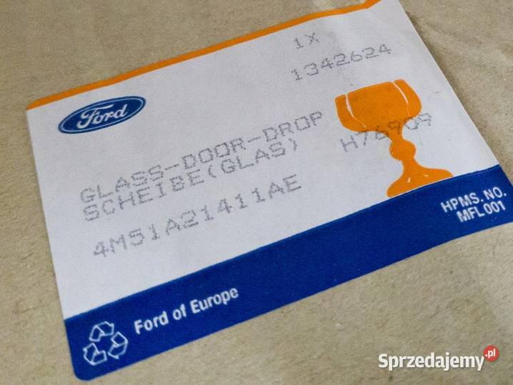 ORYGINAŁ Szyba DRZWI przód lewa Ford Focus 2 C Zielonki