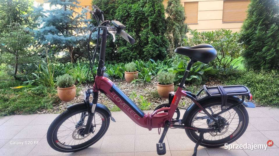 Elektryczny rower składany Lovelec Flip czeski